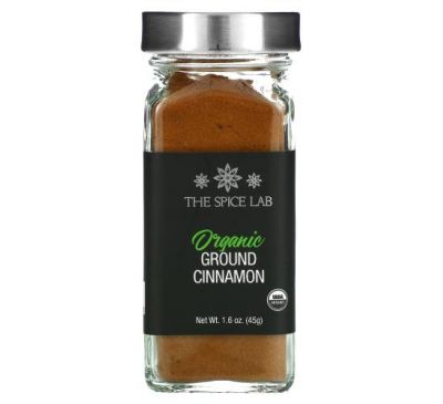 The Spice Lab, Organic Ground Cinnamon, 1.6 oz (45 g)