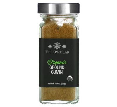 The Spice Lab, Органический молотый тмин, 53 г (1,9 унции)