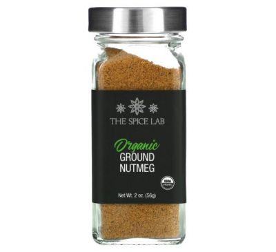 The Spice Lab, Organic Ground Nutmeg, 2 oz (56 g)