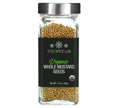 The Spice Lab, Organic Whole Mustard Seeds, 1.6 oz (45 g)