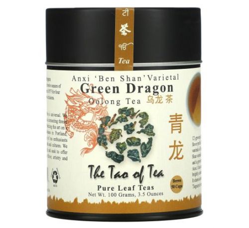 The Tao of Tea, Oolong Tea, Green Dragon, 3.5 oz (100 g)