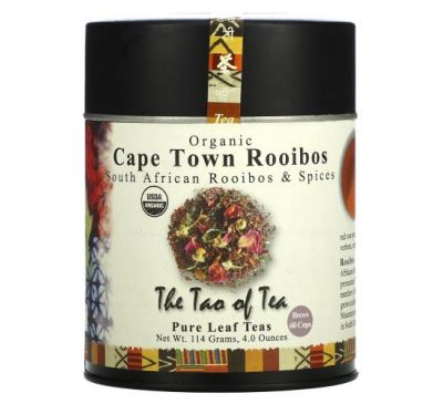 The Tao of Tea, Organic South African Rooibos & Spices, Cape Town Rooibos, 4.0 oz (115 g)