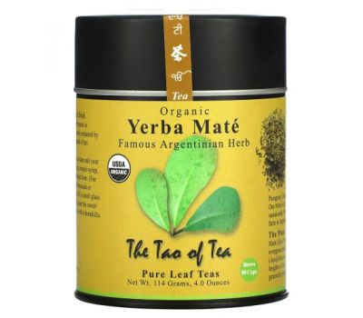 The Tao of Tea, Organic Yerba Mate Tea, 4.0 oz (114 g)