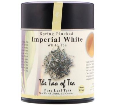 The Tao of Tea, Spring Plucked White Tea, Imperial White , 1.5 oz (43 g)