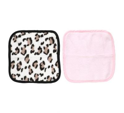 The Vintage Cosmetic Co., 7 Day Make-Up Removing Cloths, Pink & Leopard, 7 Count