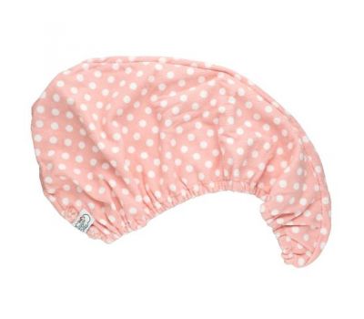 The Vintage Cosmetic Co., Hair Turban, Pink Polka Dot, 1 Count