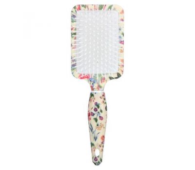 The Vintage Cosmetic Co., Rectangular Paddle Brush, Fabulously Floral, 1 Count
