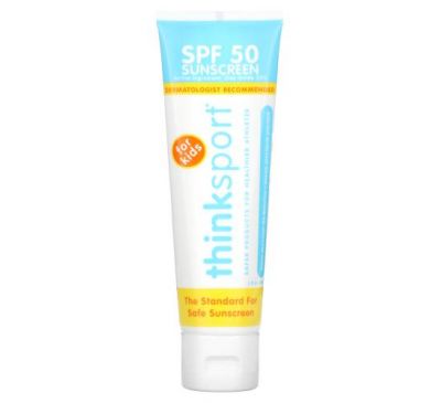 Think, Thinksport, Sunscreen, SPF 50+, For Kids, 3 fl oz (89 ml)