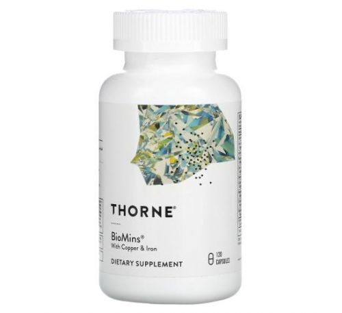 Thorne Research, BioMins with Copper & Iron, 120 Capsules