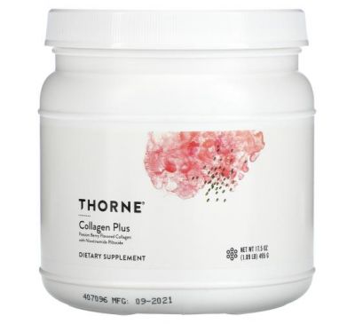 Thorne Research, Collagen Plus, Passion Berry, 17.5 oz ( 495 g)