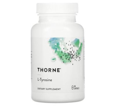 Thorne Research, L-тирозин, 90 капсул