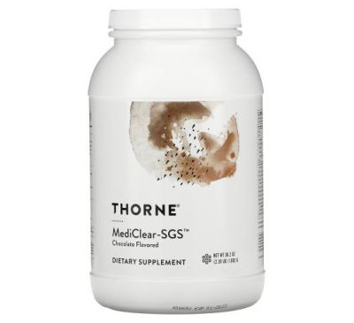 Thorne Research, MediClear-SGS, с шоколадным вкусом, 1082 г (38,2 унции)