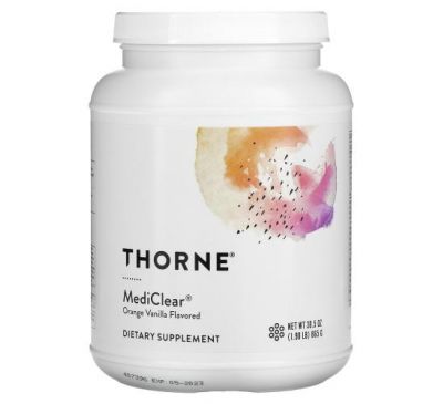 Thorne Research, MediClear, Orange Vanilla, 30.5 oz (865 g)