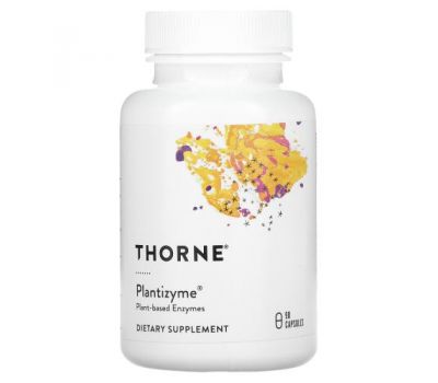 Thorne Research, Plantizyme, 90 Capsules