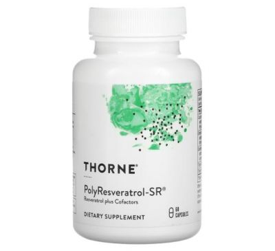 Thorne Research, PolyResveratrol-SR, 60 Capsules