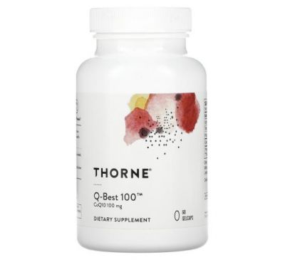 Thorne Research, Q-Best 100, 60 Gelcaps
