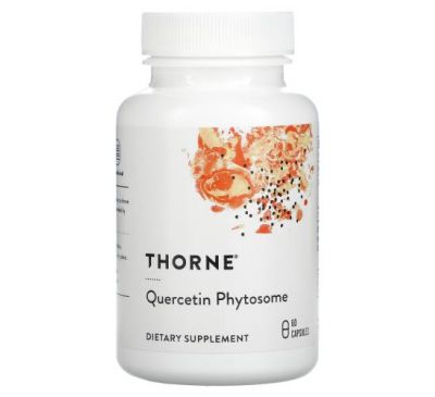 Thorne Research, фітосоми кверцетину, 60 капсул