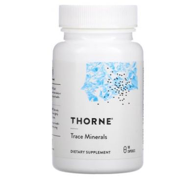 Thorne Research, микроэлементы, 90 капсул