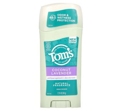 Tom's of Maine, Antiperspirant Deodorant, Coconut Lavender, 2.25 oz (64 g)