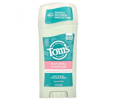Tom's of Maine, Antiperspirant Deodorant, Natural Powder, 2.25 oz (64 g)