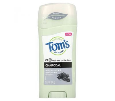 Tom's of Maine, Antiperspirant Deodorant for Women, Charcoal, 2.25 oz (64 g)