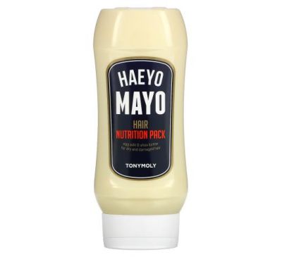 Tony Moly, Haeyo Mayo, питательная маска для волос, 250 мл (8,45 жидк. Унции)