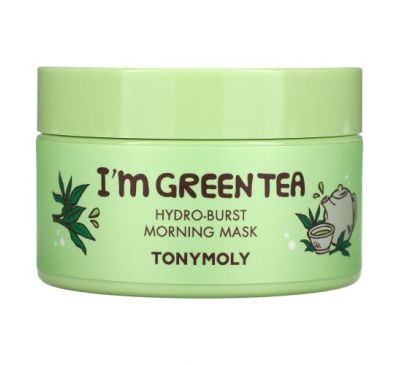 Tony Moly, I'm Green Tea, Hydro-Burst Morning Beauty Mask, 3.52 oz (100 g)