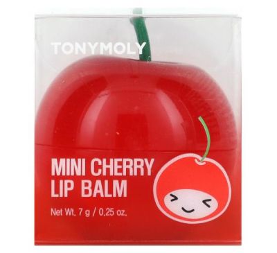 Tony Moly, Мини-бальзам для губ с вишней, 7 г (0,25 унции)