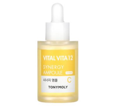 Tony Moly, Vital Vita 12, синергетическая ампула с витамином С, 1,01 жидкой унции (30 мл)