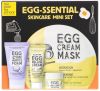 Too Cool for School, Egg-ssential Skincare Mini Set, 4 Piece Set