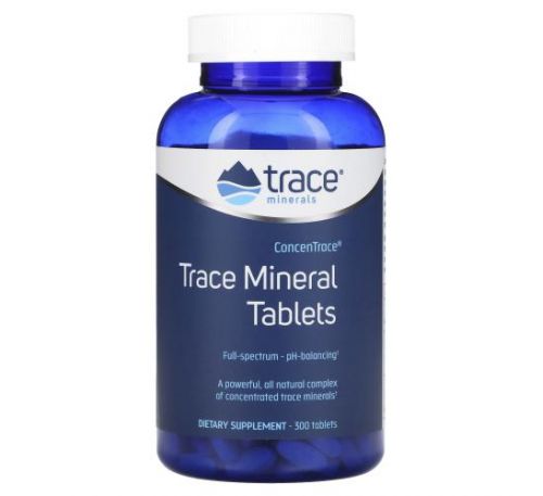 Trace Minerals ®, ConcenTrace, Trace Mineral Tablets, 300 Tablets