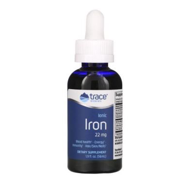 Trace Minerals ®, Ionic Iron, 22 mg, 1.9 fl oz (56 ml)