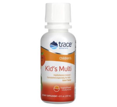 Trace Minerals ®, Детские мультивитамины, цитрусовый пунш, 237 мл (8 жидких унций)