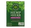 Traditional Medicinals, Hemp+ Herb, Mental Focus, +Guayusa Mint, 16 Wrapped Tea Bags, .99 oz (28 g)