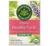 Traditional Medicinals, Organic Healthy Cycle, Raspberry Leaf, Caffeine Free, 16 Wrapped Tea Bags, .85 oz (24 g)