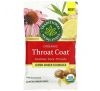 Traditional Medicinals, Organic Throat Coat Drops, Lemon Ginger Echinacea, 16 Pectin Throat Drops