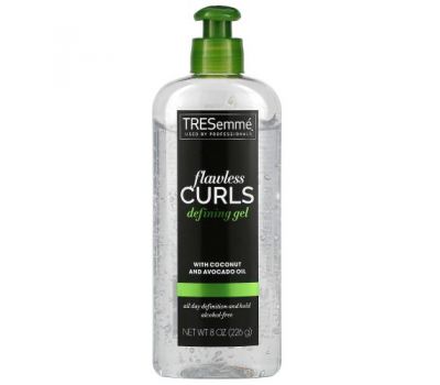 Tresemme, Flawless Curls Defining Gel, With Coconut and Avocado Oil, 8 oz (226 g)