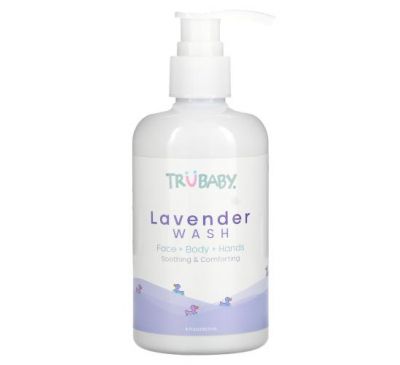 TruKid, Baby, Lavender Wash, Face + Body + Hands, 8 fl oz (236.5 ml)