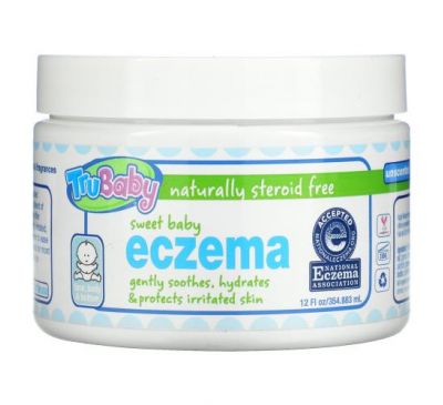 TruKid, TruBaby, Sweet Baby Eczema Cream, Unscented, 12 fl oz (354.883 ml)