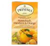 Twinings, трав’яний чай, ханібуш, апельсин і мандарин, без кофеїну, 20 чайних пакетиків в окремих упаковках, 40 г (1,41 унції)