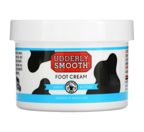 Udderly Smooth, Foot Cream, Shea Butter, 8 oz (227 g)