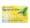 Uncle Lee's Tea, легенди Китаю, білий чай, 100 чайних пакетиків в індивідуальній упаковці, 150 г (5,29 унції)