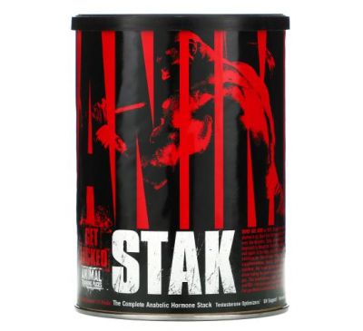Universal Nutrition, Animal Stak, The Complete Anabolic Hormone Stack, 21 Packs