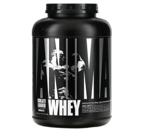 Universal Nutrition, Animal Whey Isolate Loaded, Chocolate, 5 lb (2.3 kg)