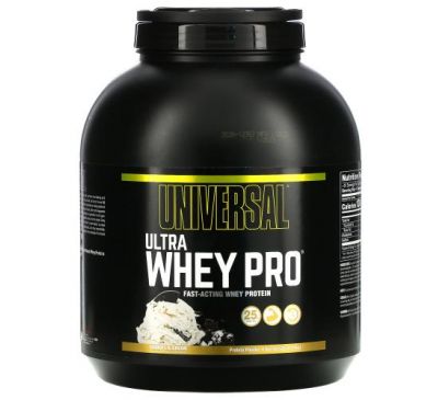 Universal Nutrition, Ultra Whey Pro, Protein Powder, Cookies & Cream, 5 lb (2.27 kg)