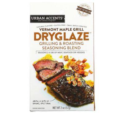 Urban Accents, Dryglaze, Vermont Maple Grill, 2 oz (57 g)