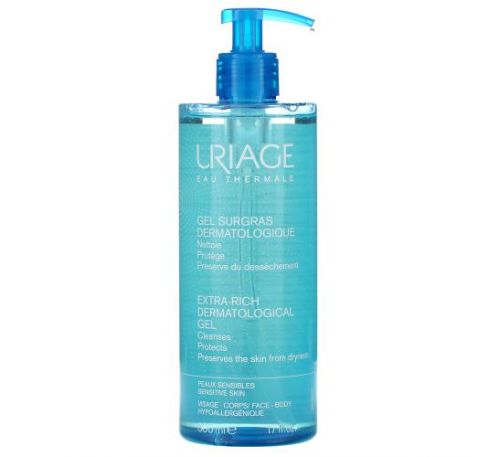 Uriage, Extra-Rich Dermatological Gel, 17 fl oz (500 ml)
