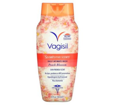 Vagisil, Scentsitive Scents, Daily Intimate Wash, Peach Blossom, 12 fl oz (354 ml)