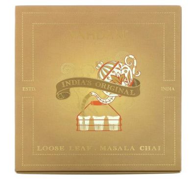 Vahdam Teas, Loose Leaf Masala Chai, India's Original Gift Set, 1 Tin Caddy