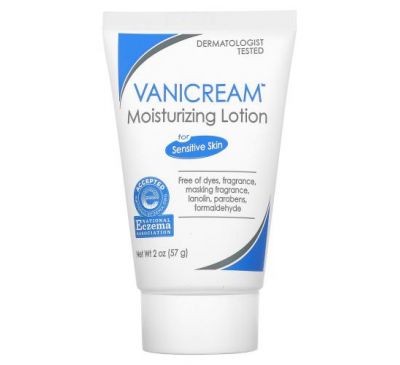 Vanicream, Moisturizing Lotion, For Sensitive Skin, Fragrance Free, 2 oz (57 g)